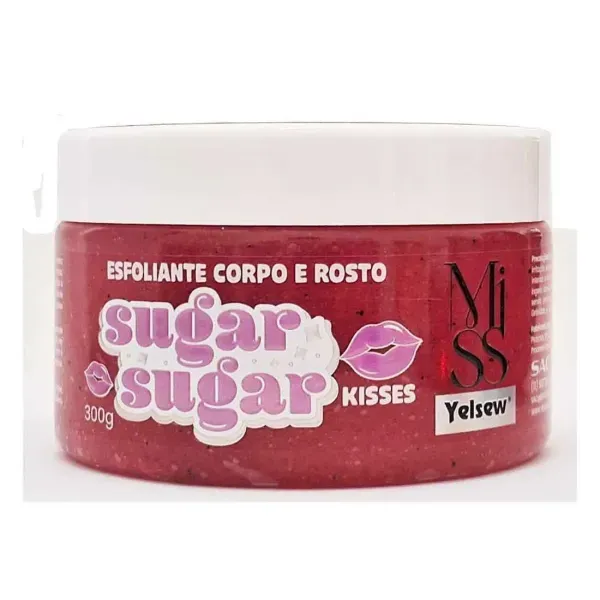 13331 - Esfoliante Corpo E Rosto Sugar Sugar Kisses 300g Yelsew Miss